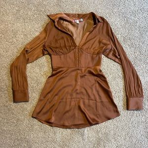 Brown Corset Dress